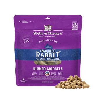 STELLA &amp; CHEWY'S CAT 18OZ DINNER MORSELS RABBIT