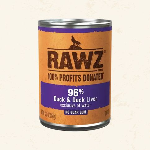 RAWZ 12.5OZ DOG DUCK &amp; DUCK LIVER