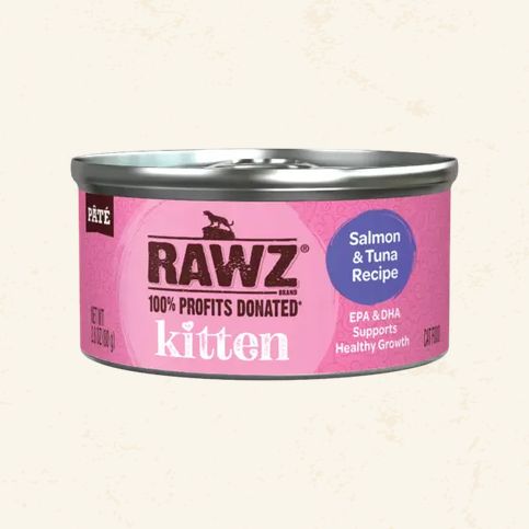 RAWZ KITTEN 2.8OZ SALMON &amp; TUNA