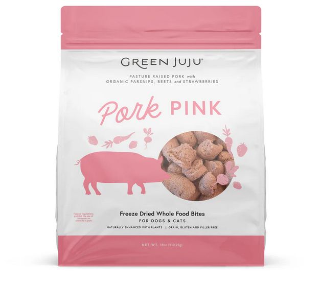 GREEN JUJU FD 18OZ PORK PINK