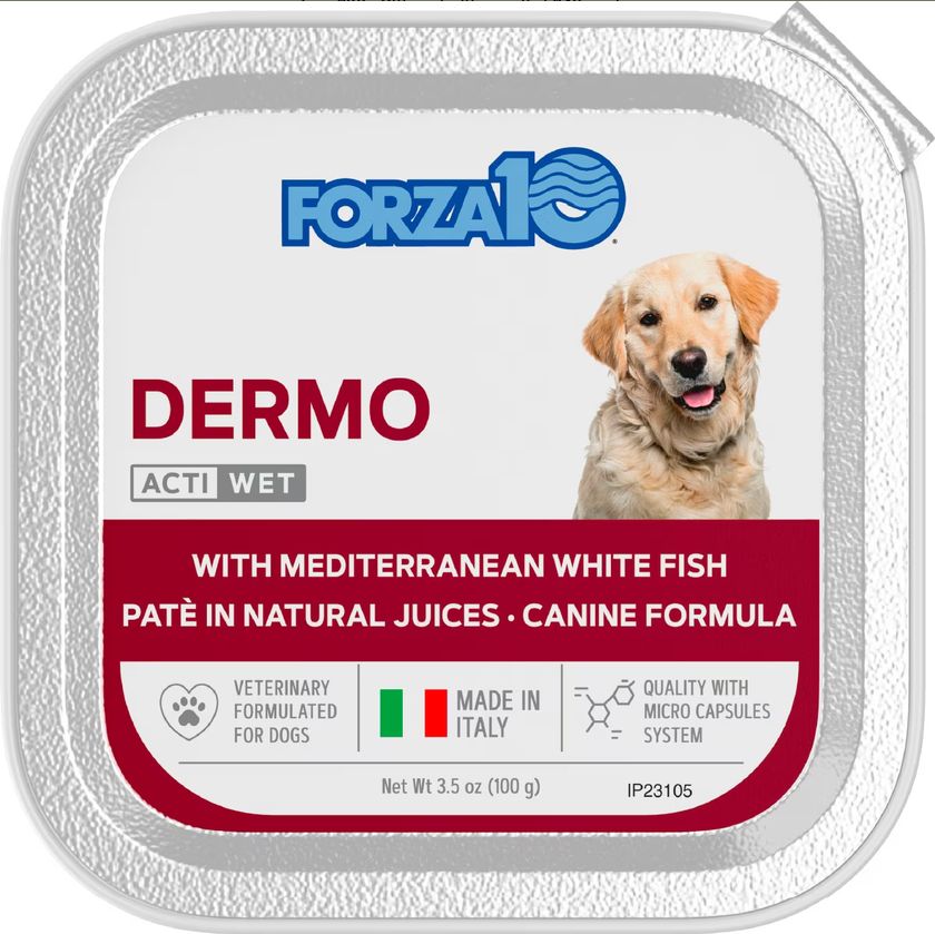 FORZA10 DOG 3.5OZ DERMO FISH