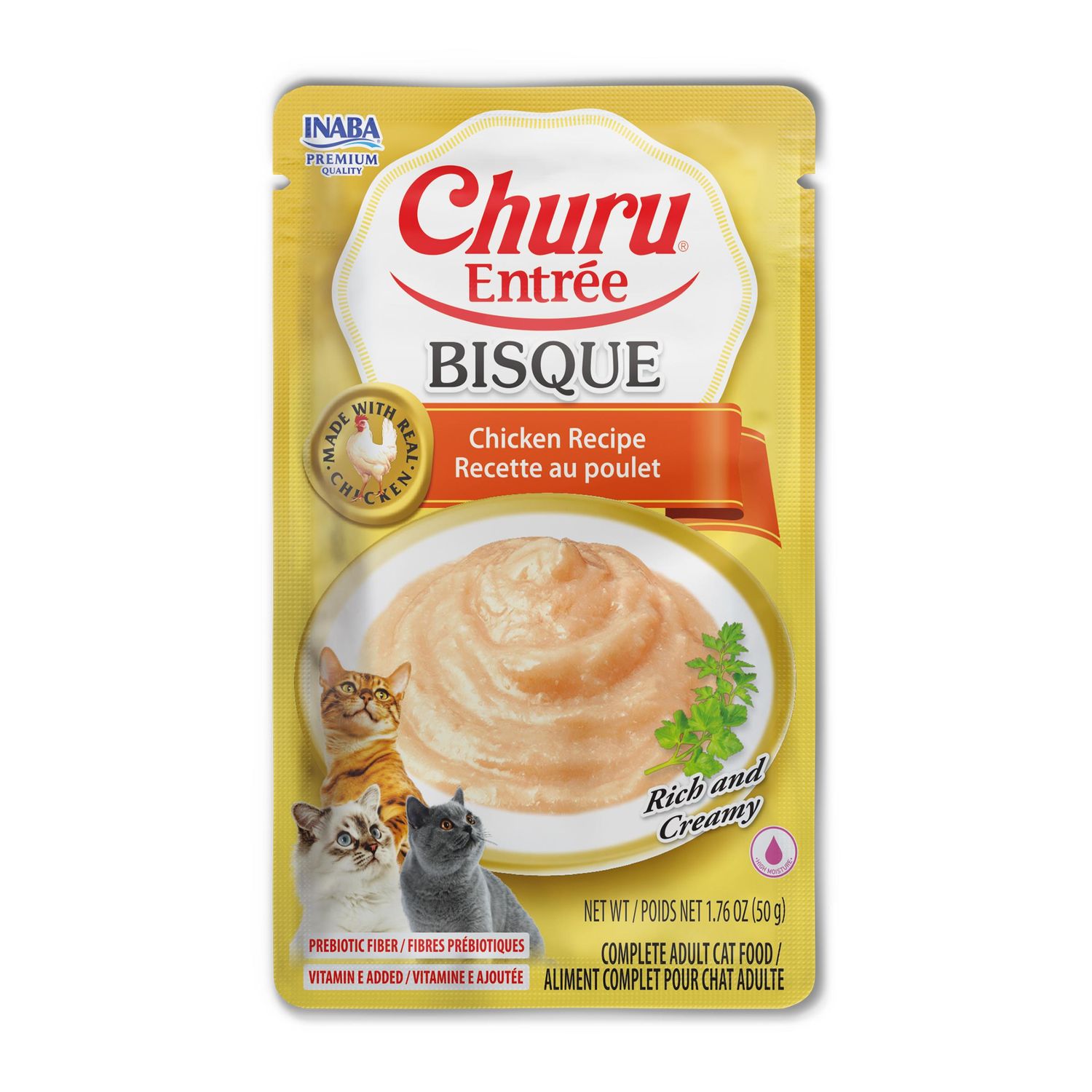 INABA CHURU 1.76OZ BISQUE CHICKEN