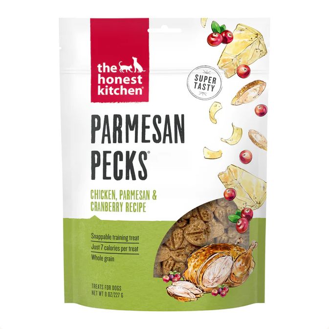 HONEST KITCHEN DOG 8OZ CHICKEN PARMESAN PECKS