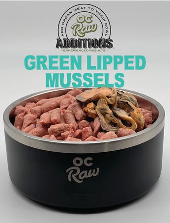 OC RAW 8OZ FROZEN GREEN MUSSELS ADDITIONS