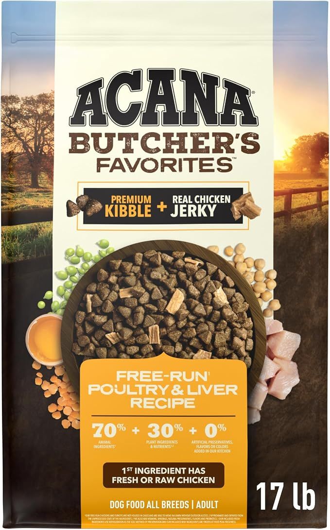 ACANA DOG 17# GF BUTCHERS FAVORITE POULTRY