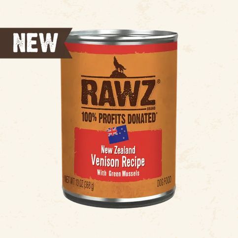 RAWZ DOG 13OZ VENISON &amp; GREEN MUSSELS