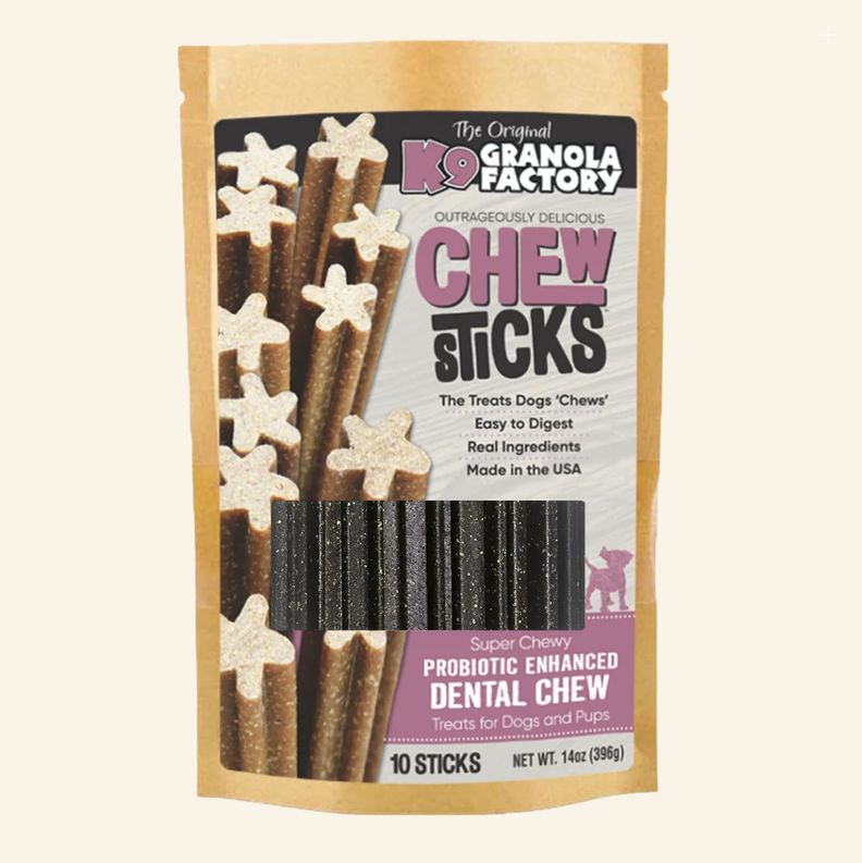 K9 GRANOLA 14OZ DENTAL CHEW STICKS