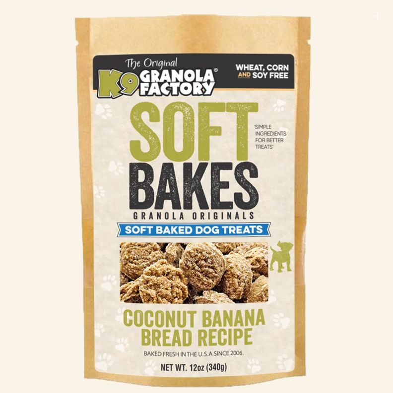 K9 GRANOLA 12OZ SOFT BAKES COCONUT BANANA BREAD