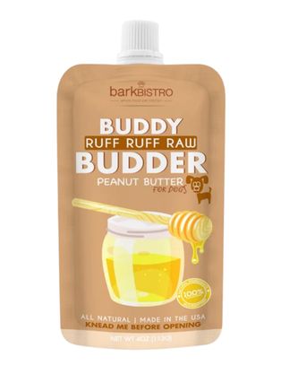 BARK BISTRO 4OZ RUFF RUFF RAW PB &amp; HONEY