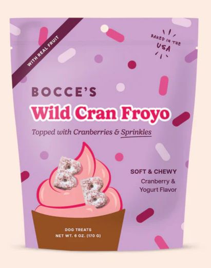 BOCCE'S DOG 6OZ WILD CRAN FROYO