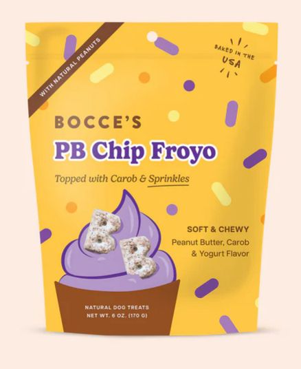 BOCCE'S DOG 6OZ PB CHIP FROYO
