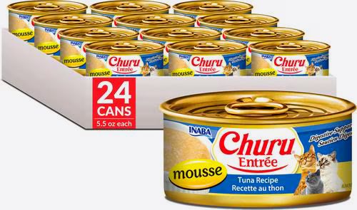 INABA CAT 5.5OZ CHURU TUNA MOUSSE
