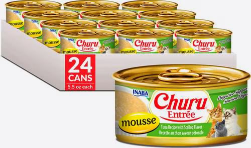 INABA CAT 5.5OZ TUNA &amp; SCALLOP MOUSSE
