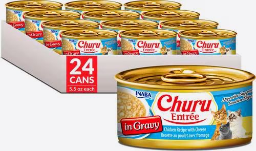 INABA CAT 5.5OZ CHICKEN &amp; CHEESE IN GRAVY