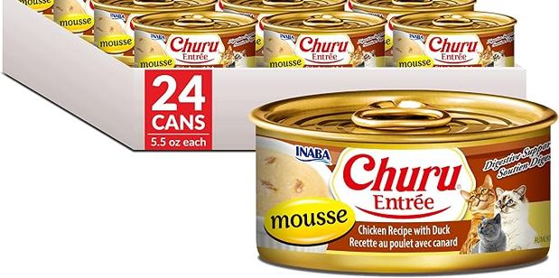 INABA CAT 5.5OZ CHICKEN &amp; DUCK MOUSSE