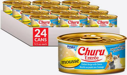 INABA CAT 5.5OZ CHICKEN &amp; CHEESE MOUSSE