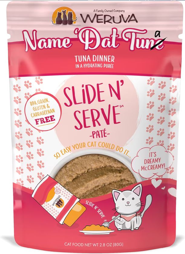 WERUVA CAT 2.8OZ NAME DAT TUNA POUCH