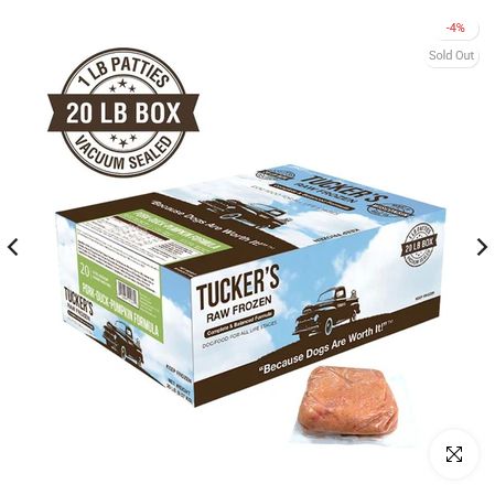 TUCKER'S 20# PORK, DUCK &amp; PUMPKIN