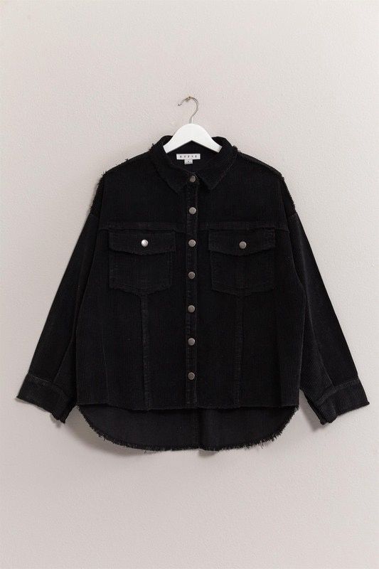 Frayed Corduroy Jacket