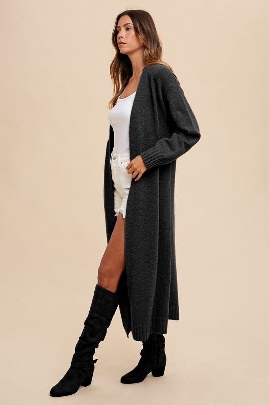 Black Sweater Cardigan