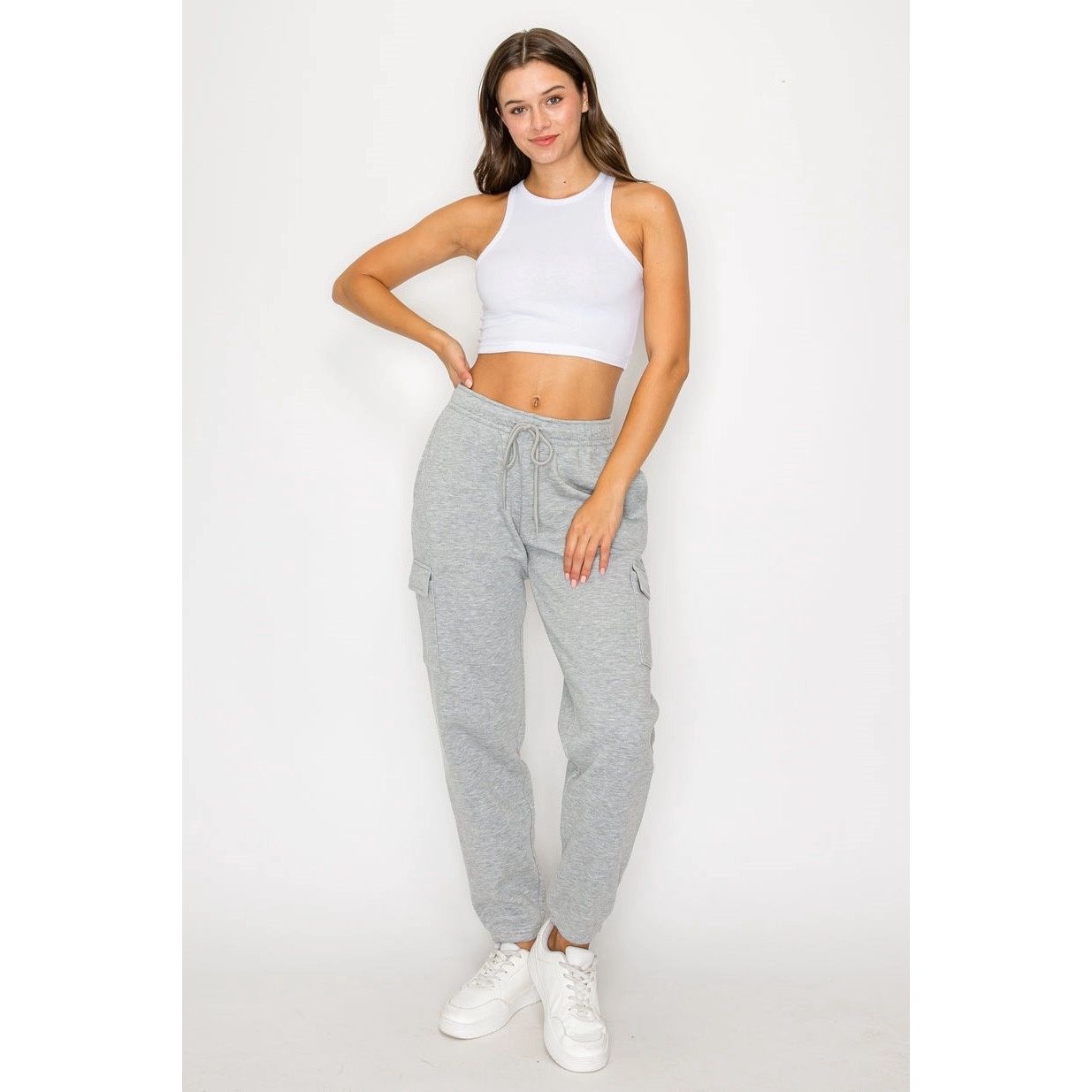 Cargo Fleece Relaxed Sweatpants
