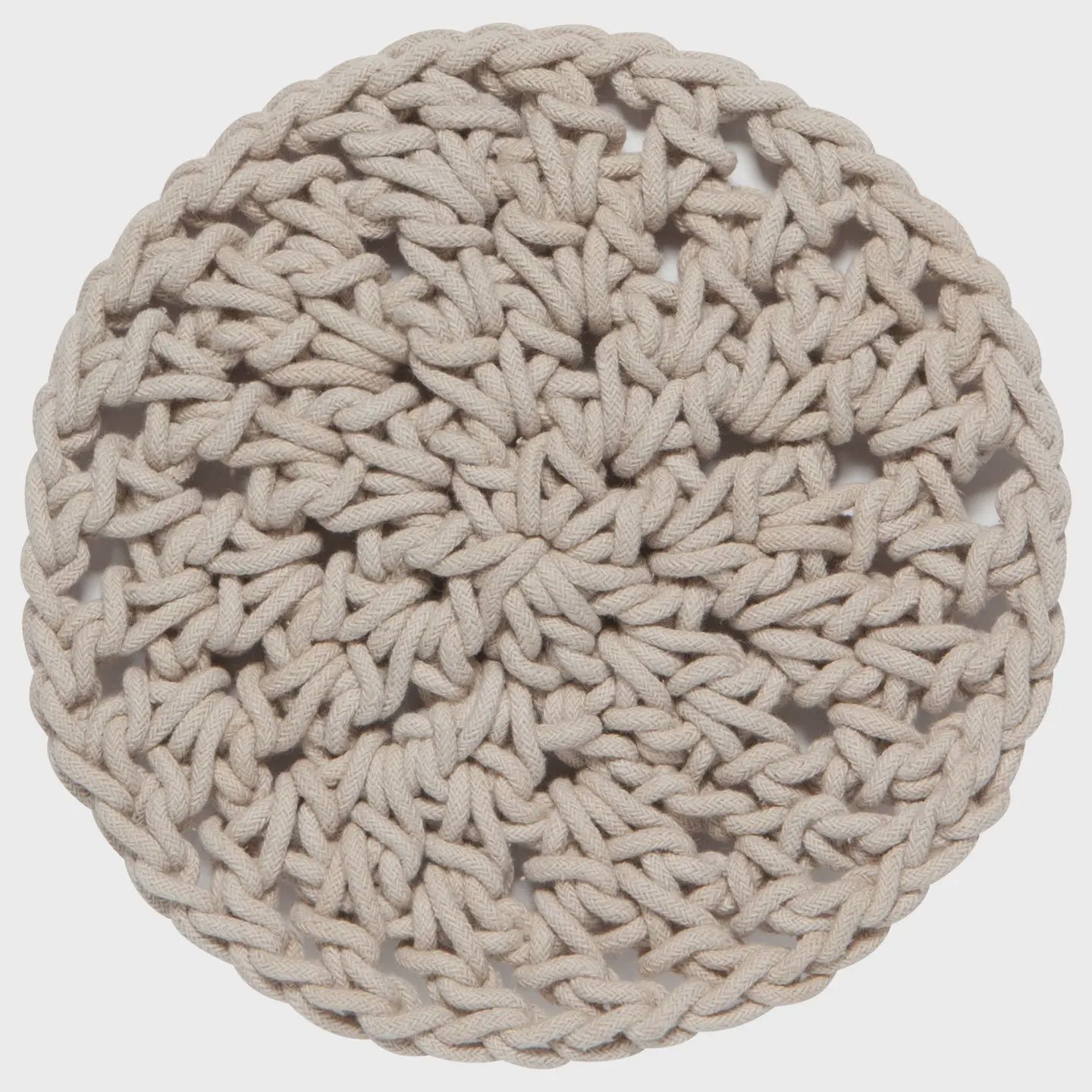 Dove Gray Knotted Trivet