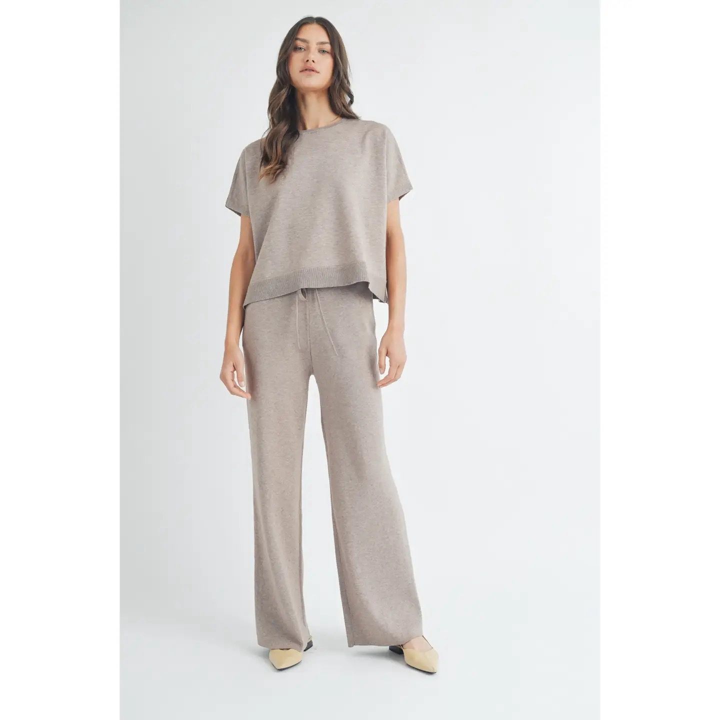 Boxy Sweater Top + Pants
