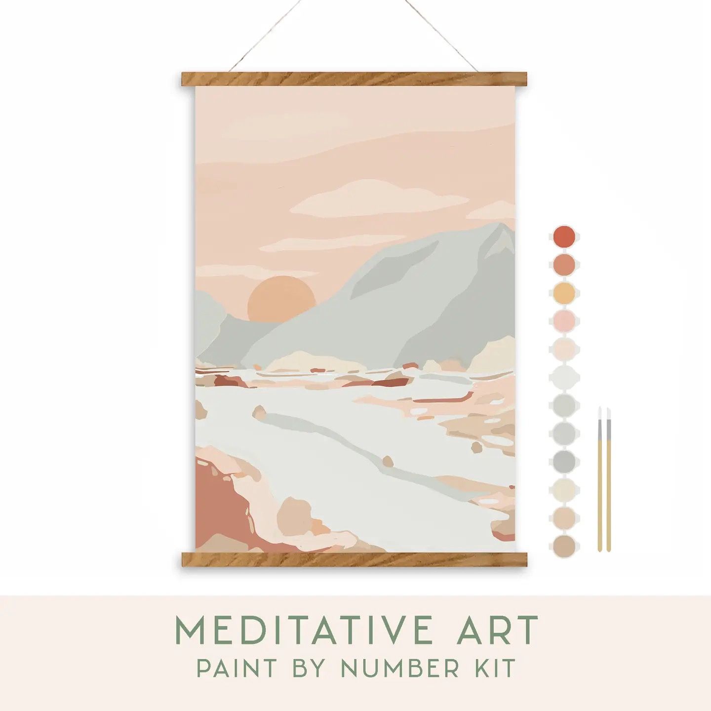 Walk in Nature Meditative Paint by Number