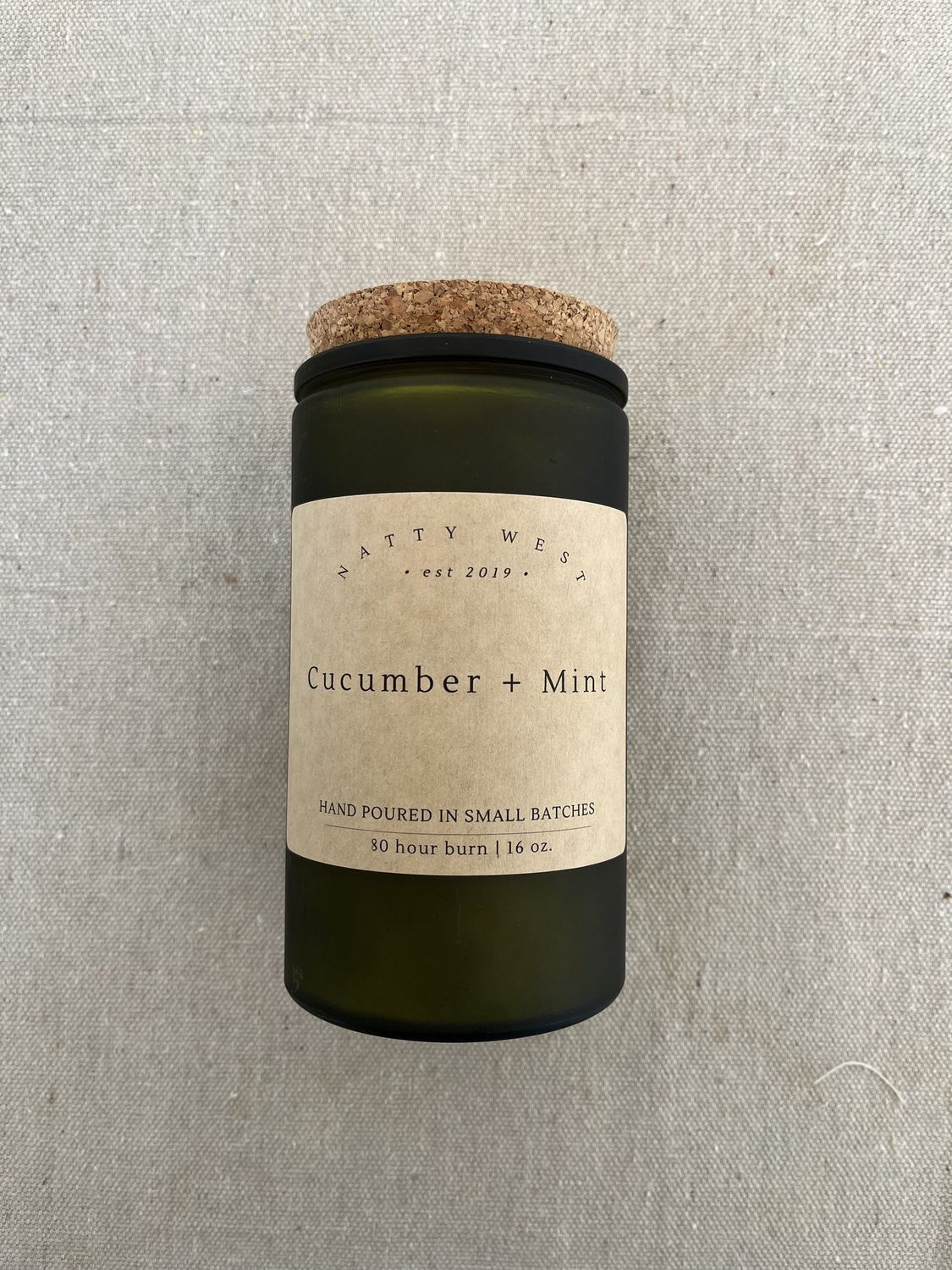 Cucumber + Mint 16 Ounce Candle