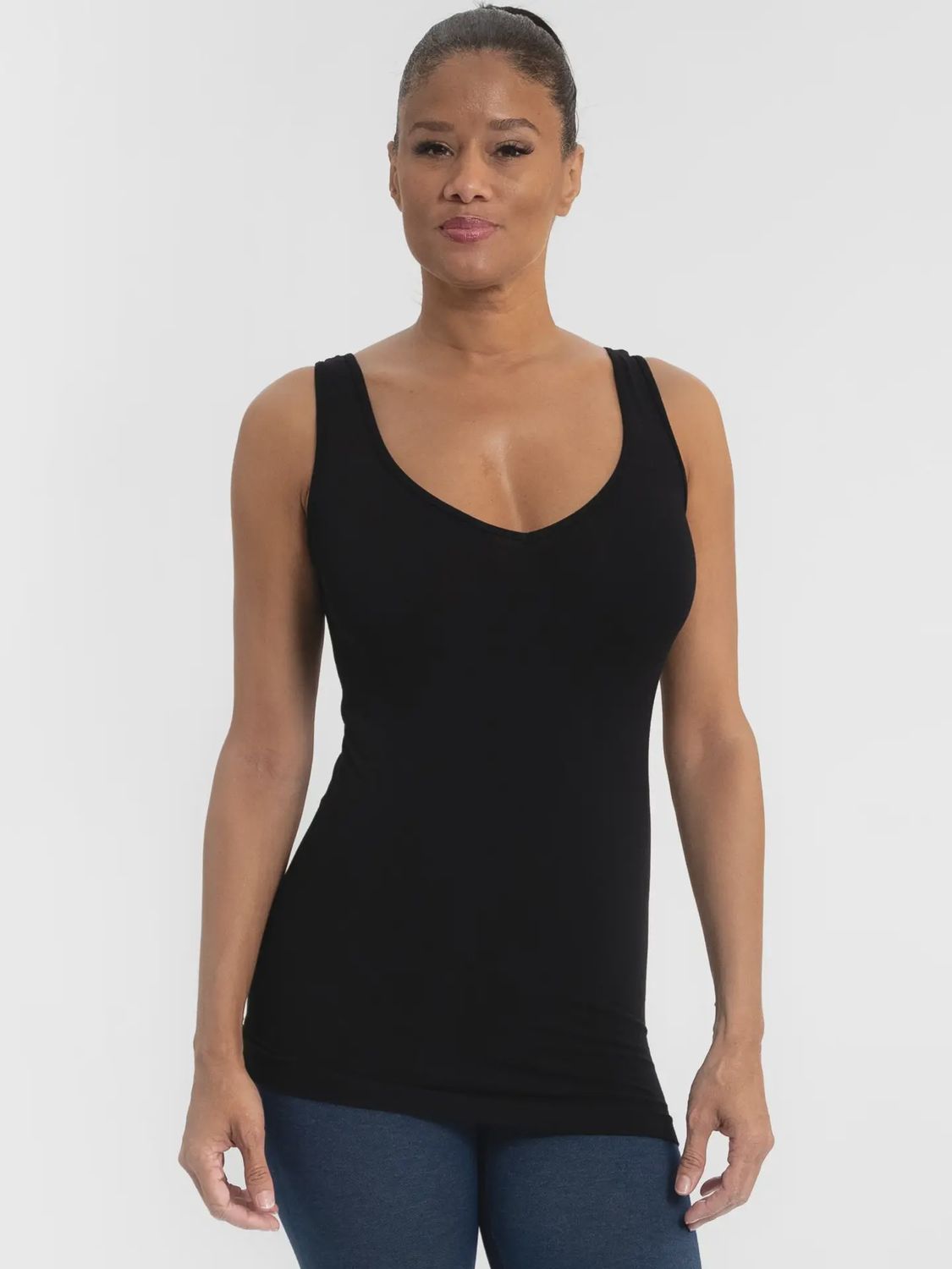 Elietian Reversible Tank, Color: Black