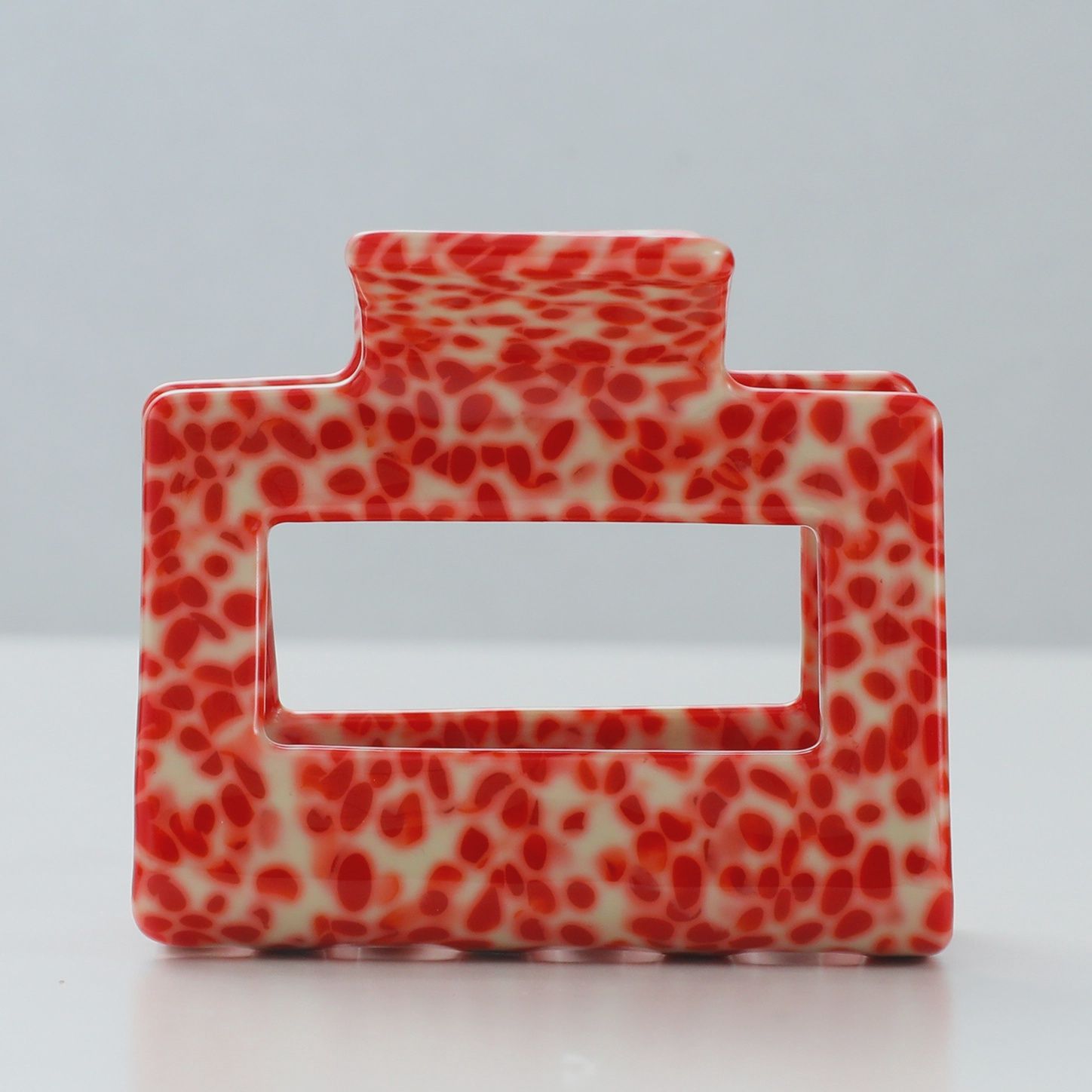 Holiday Berry Claw Clip, Shape: Square