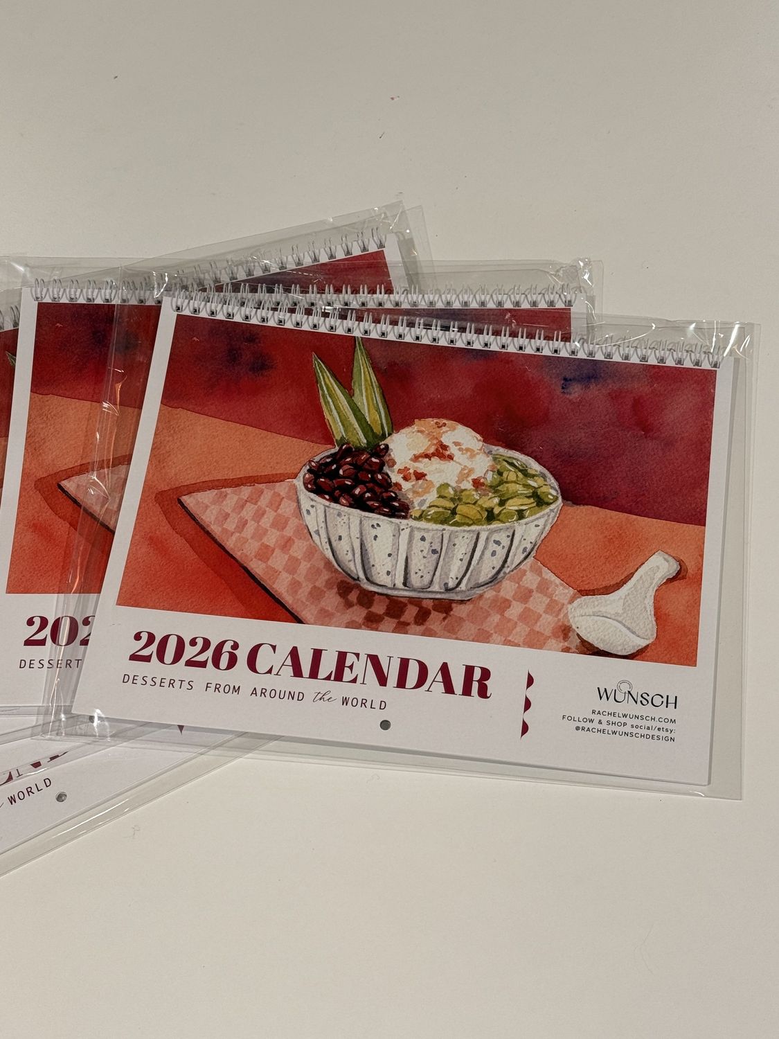 2026 Calendar - Desserts from Around the World