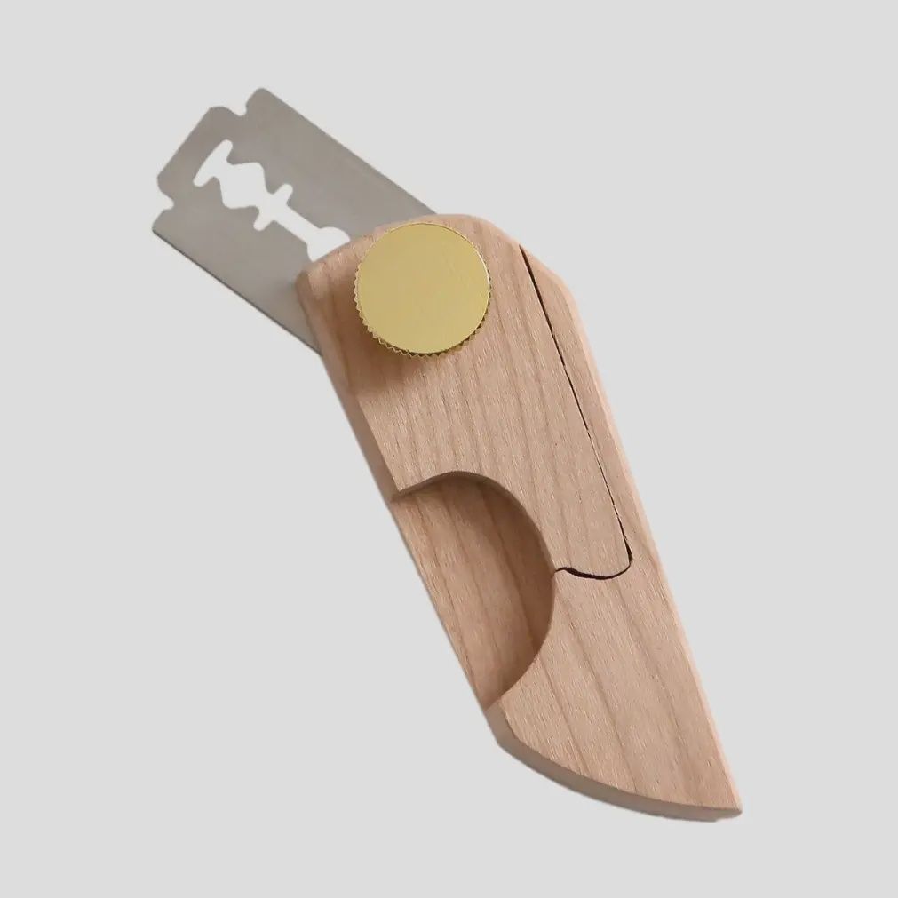 Compact Cherrywood Lame — Bread Scoring Tool