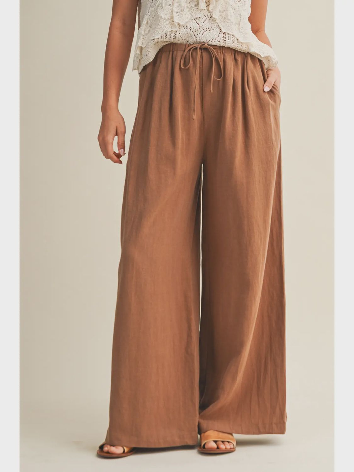 Waist Tuck Detail Pants