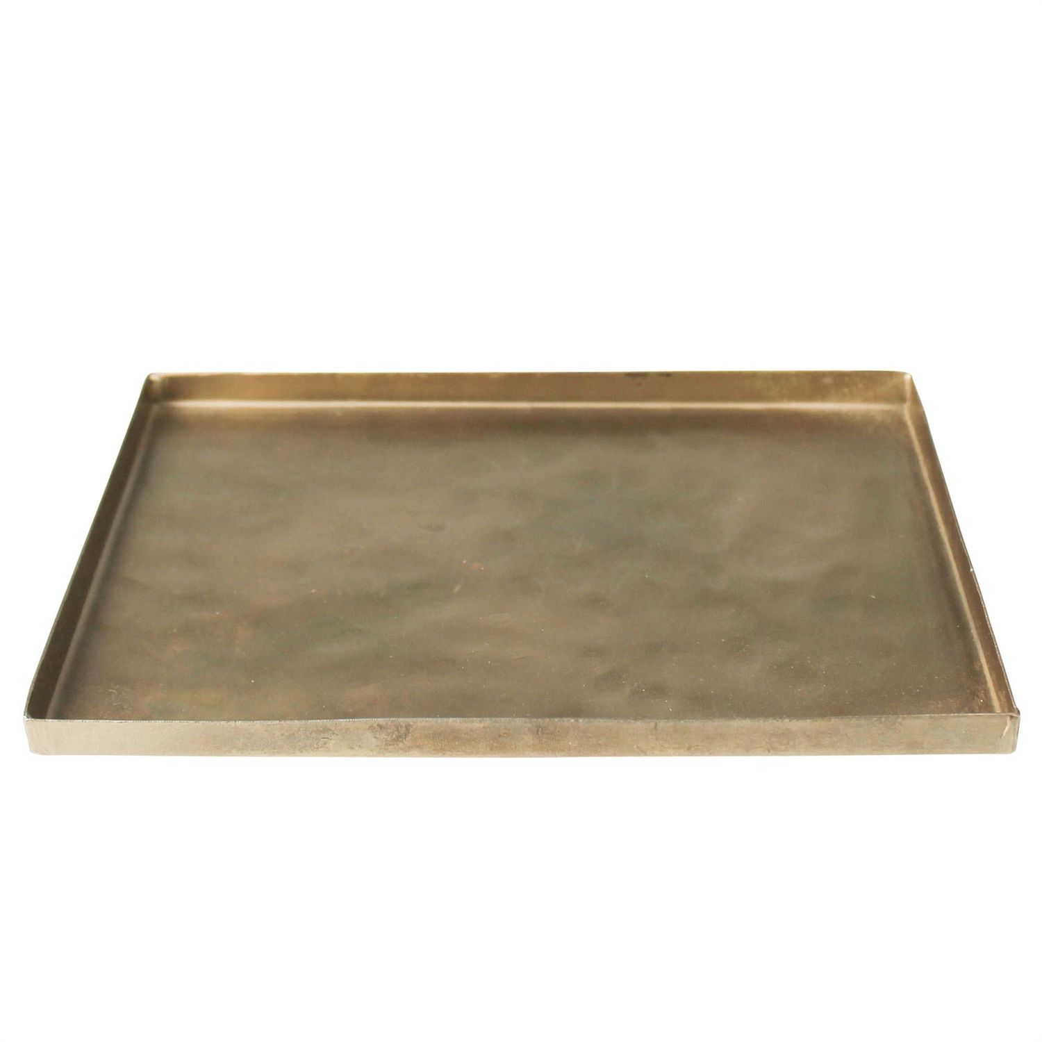 Tulum Tray, Brass - Rect Lrg