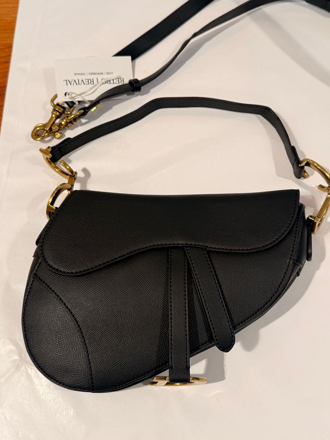 Leather Saddle Bag