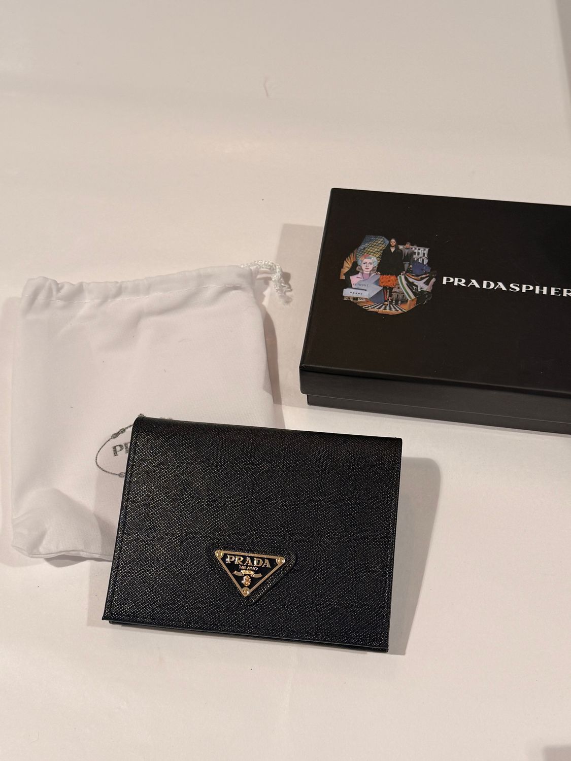 Small Saffiano Leather Wallet
