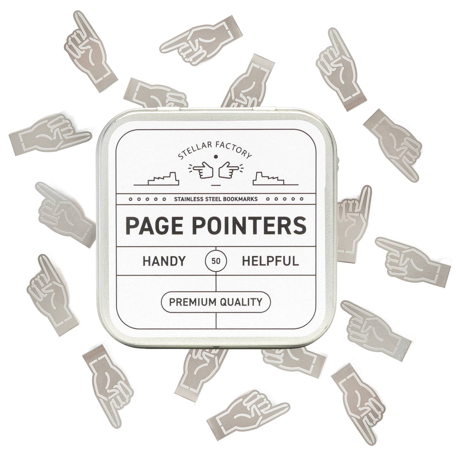 Page Pointers: Metal Bookmarks