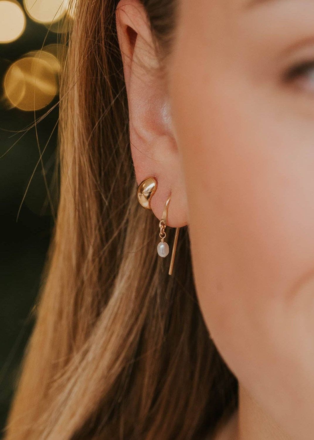 Dove Baby Threaders | 14kt Gold Fill + Sterling Silver
