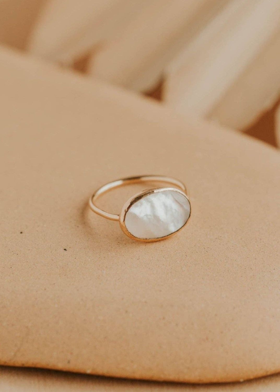 Del Mar Ring | 14kt Gold Fill + Sterling Silver, Metal: 14kt Gold Fill, Size: US 6