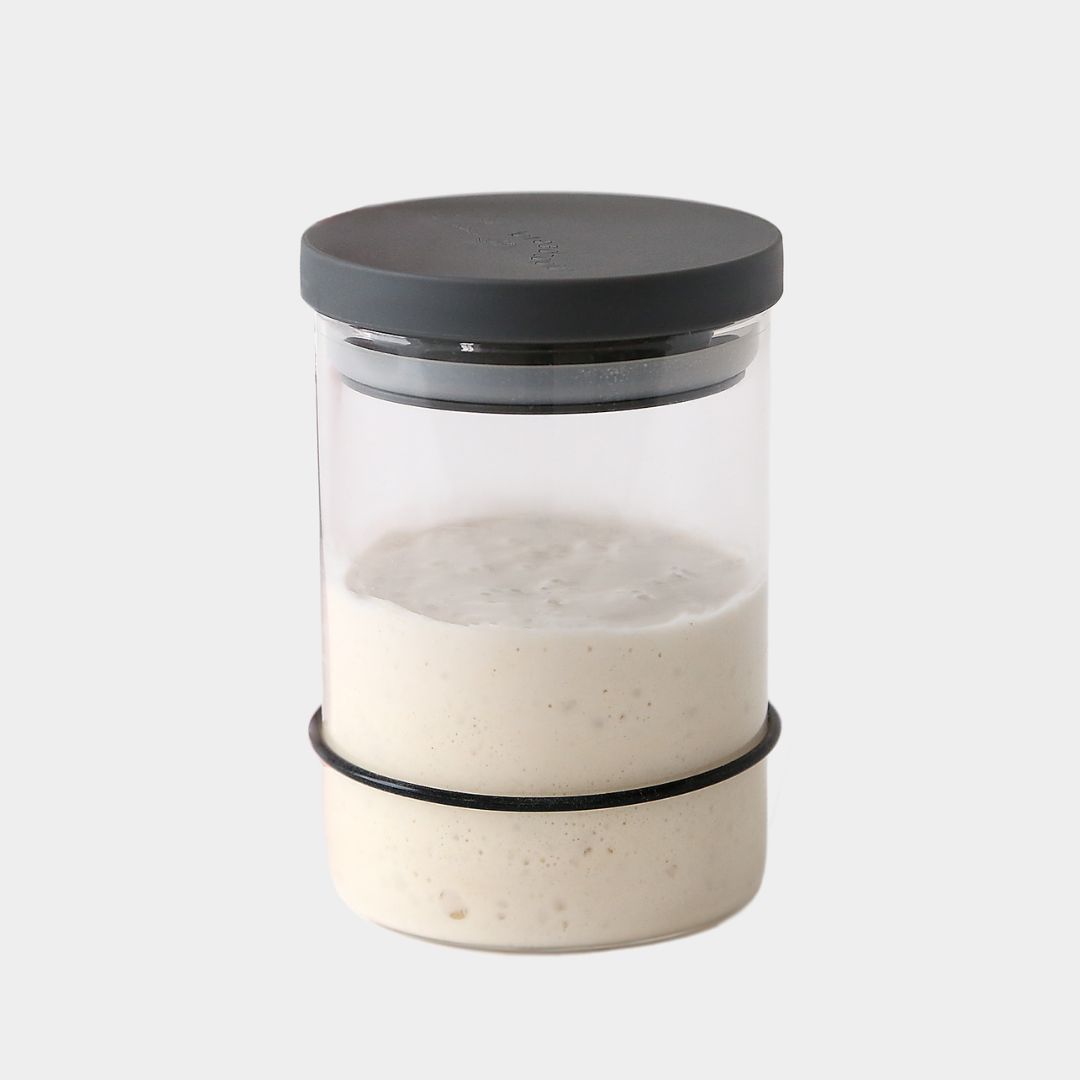 Breadtopia Glass Sourdough Starter Jar