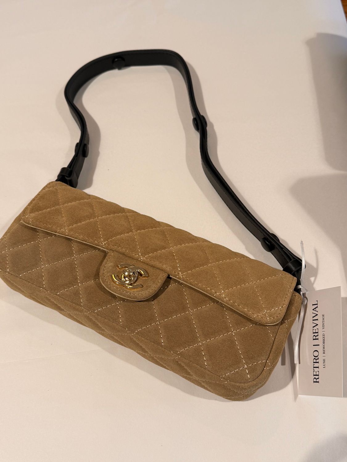 26B Flap Bag with Leather Strap