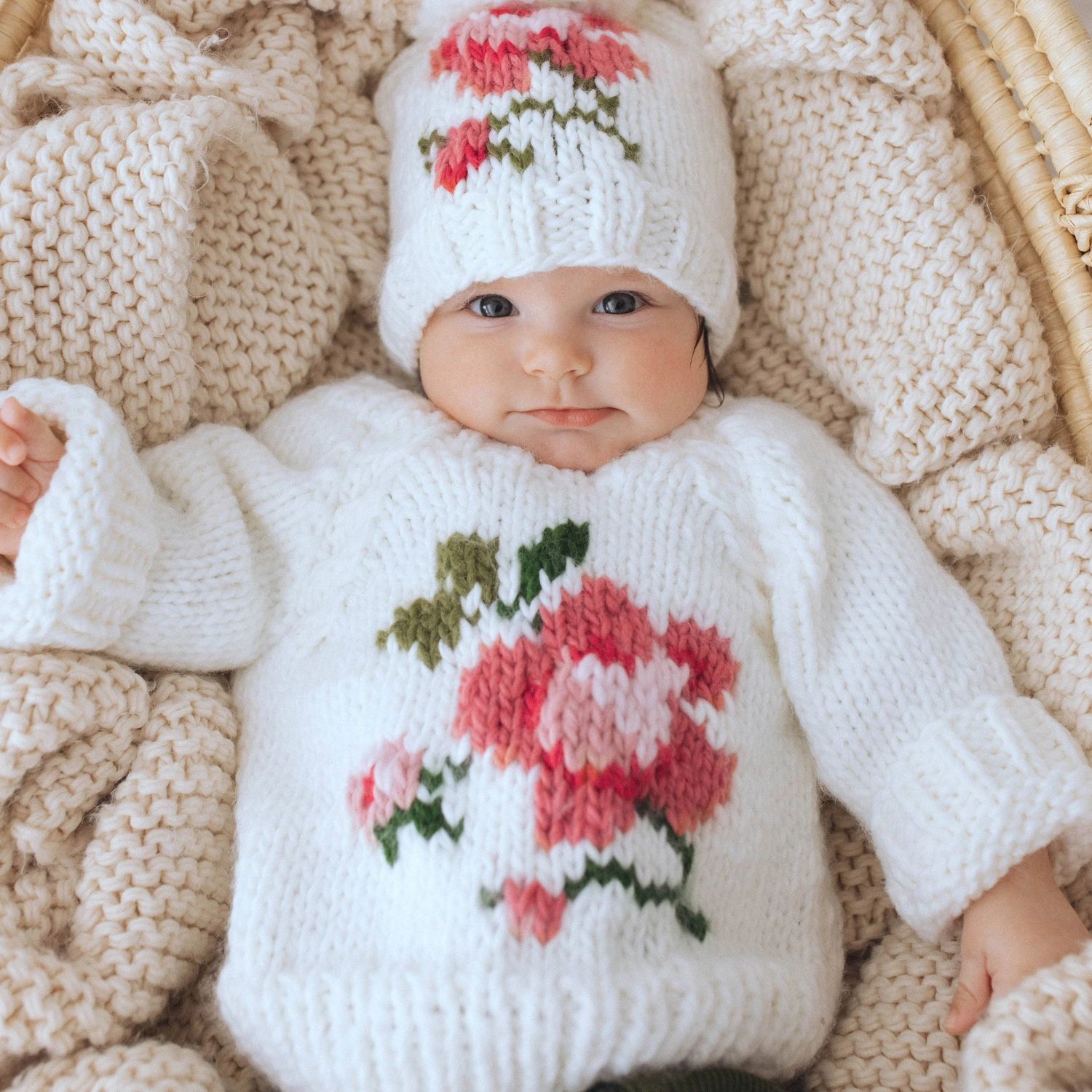 Rose Crewneck Sweater
