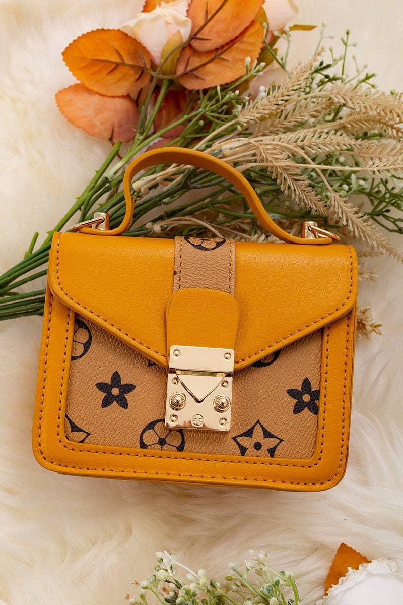 Mustard LV Inspired Purse