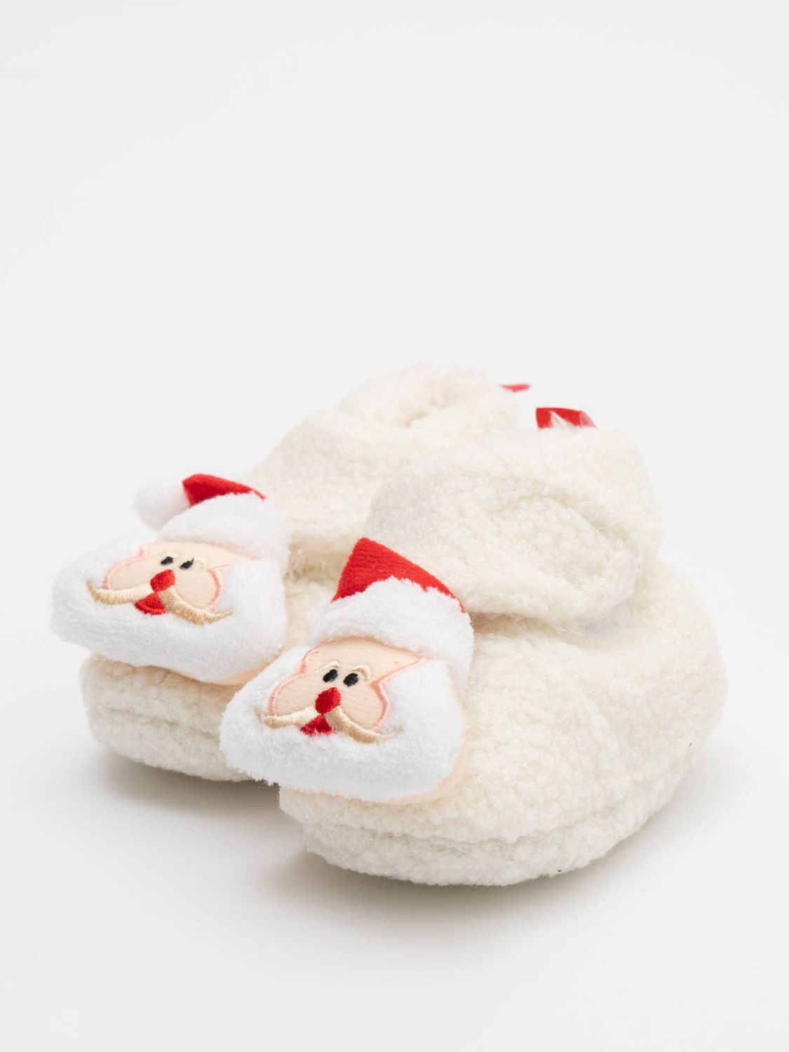 White Santa Booties