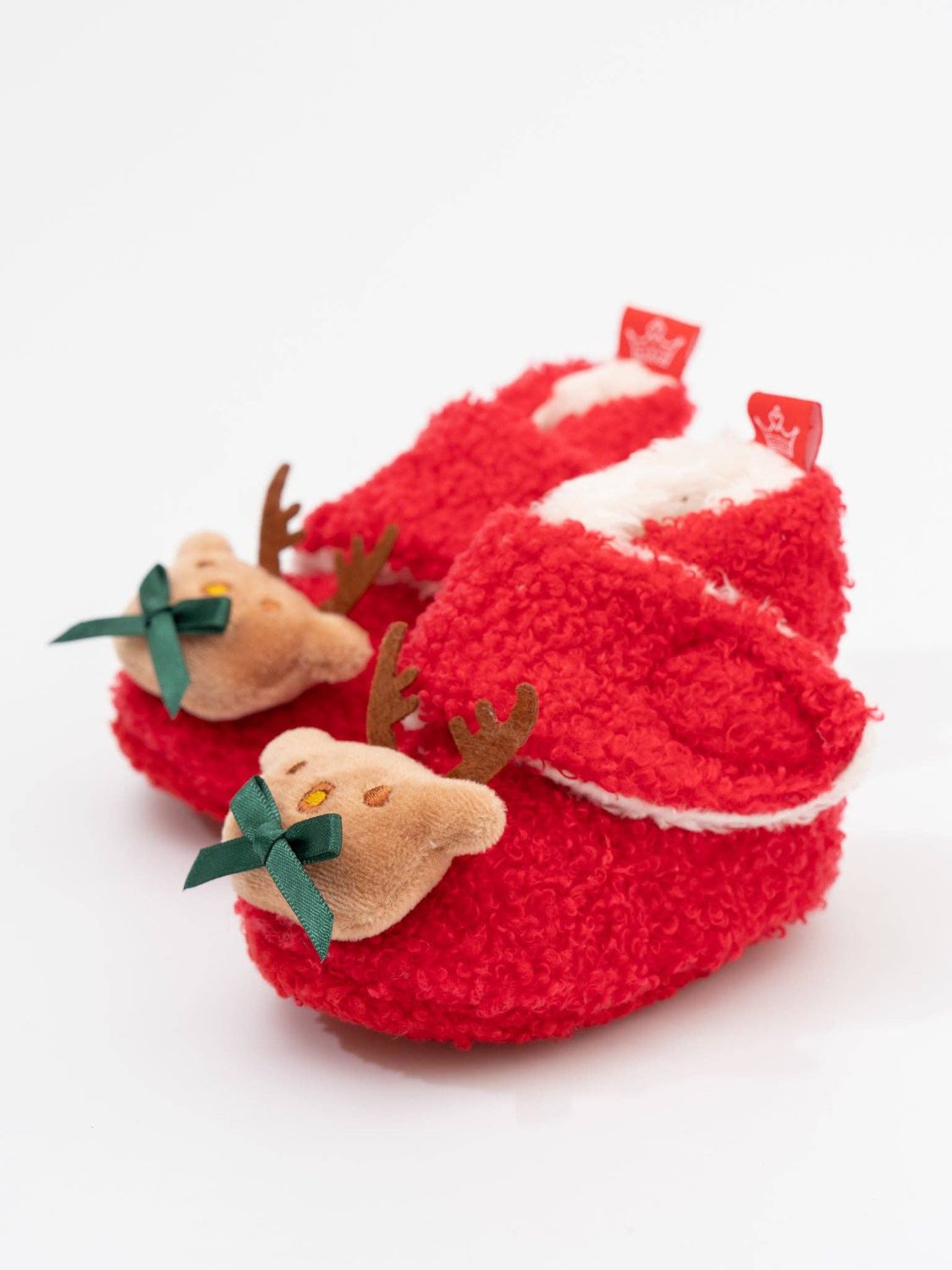 Red Xmas Booties