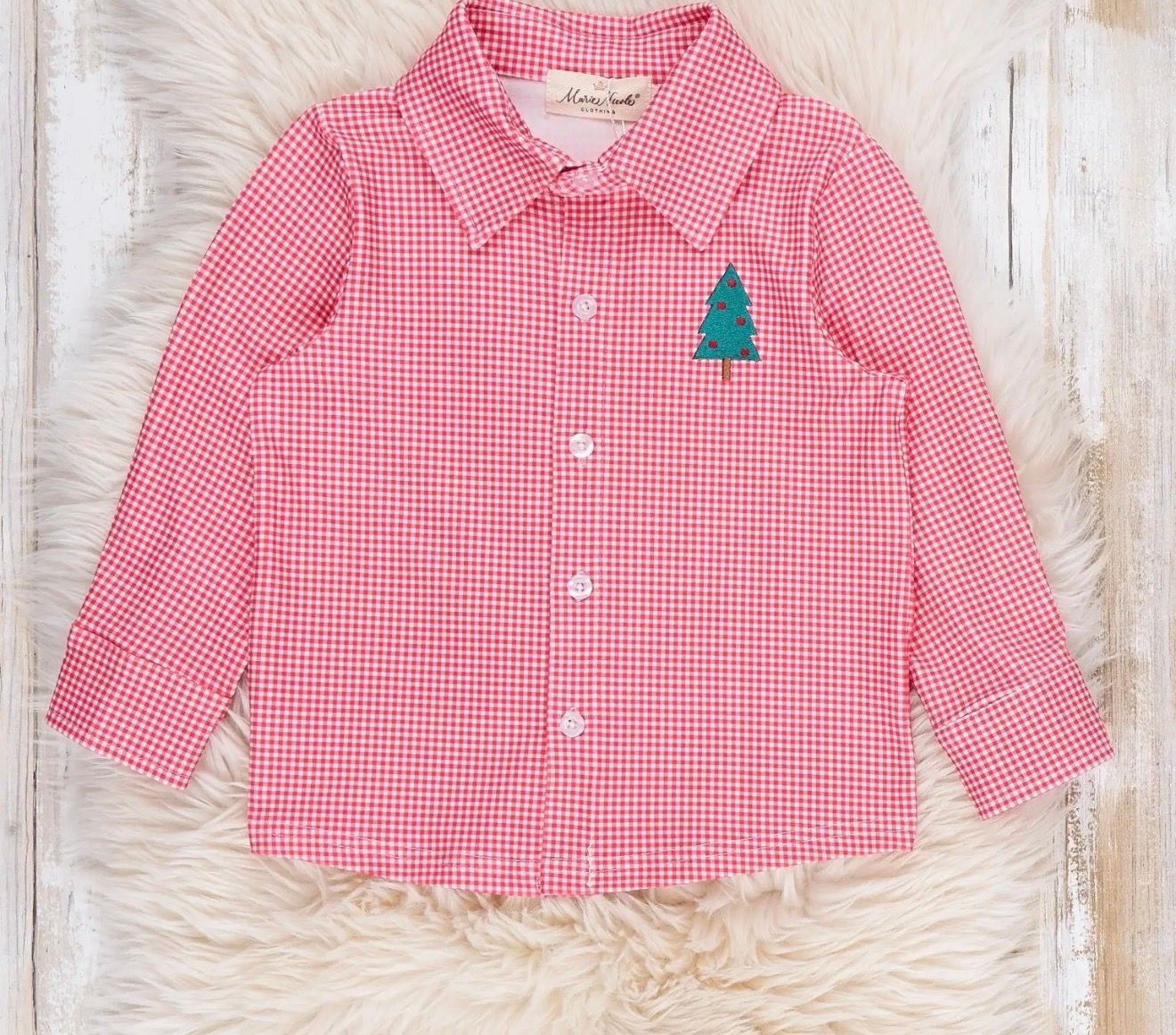 Plaid Christmas Button Down