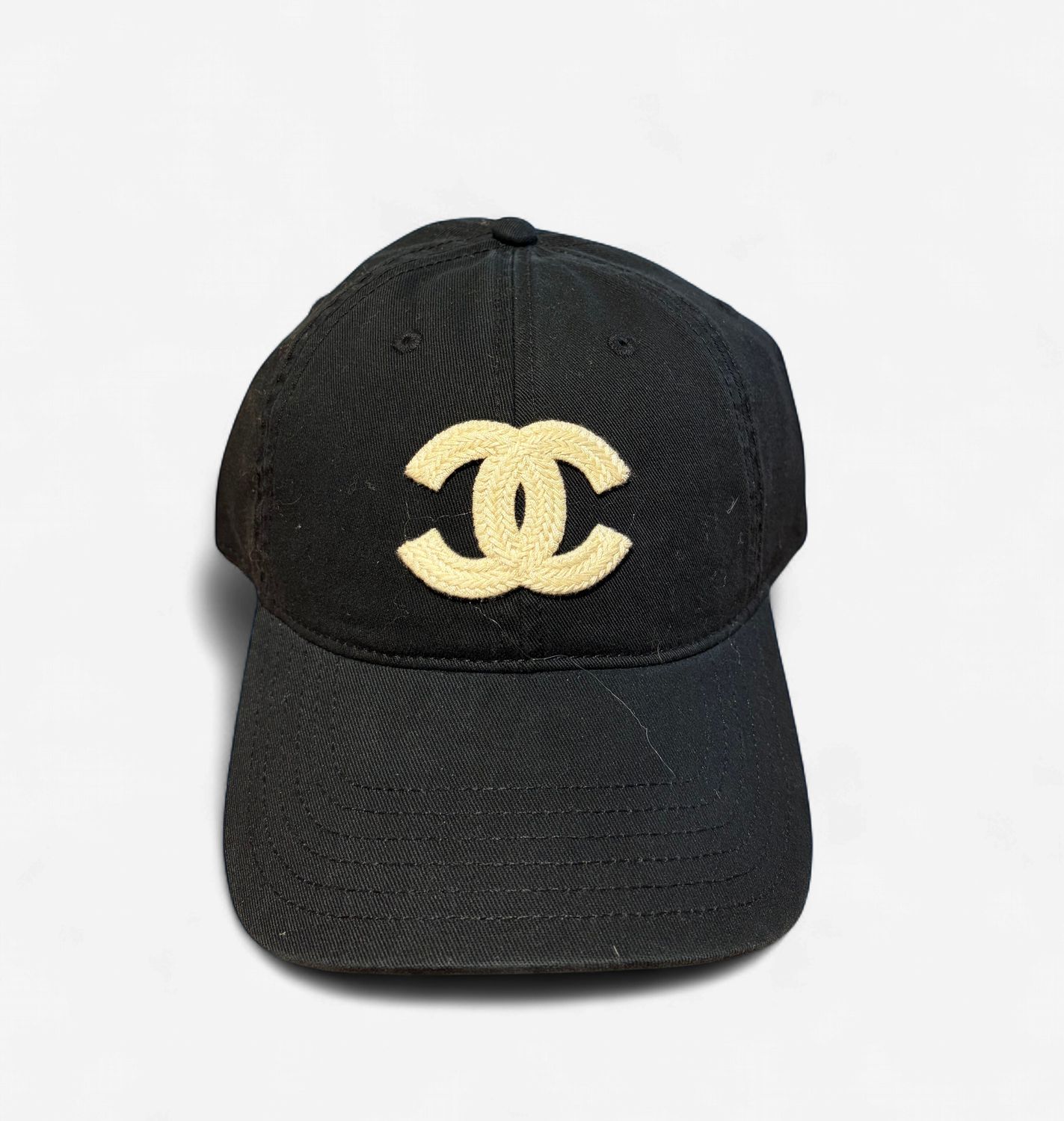 CC Embroidered Baseball Cap, Color: Black