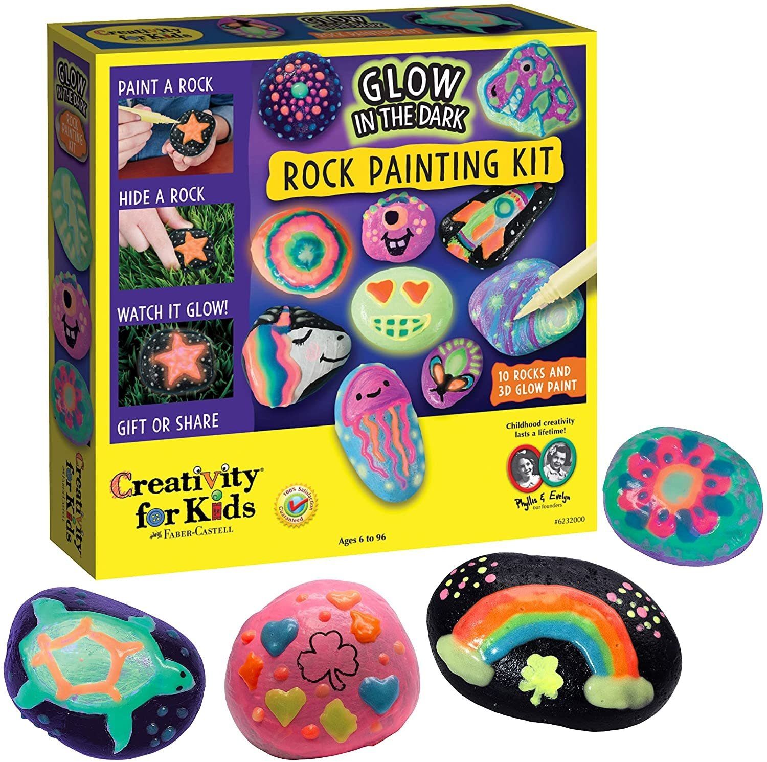 Glow in the Dark Rock Painting Kit