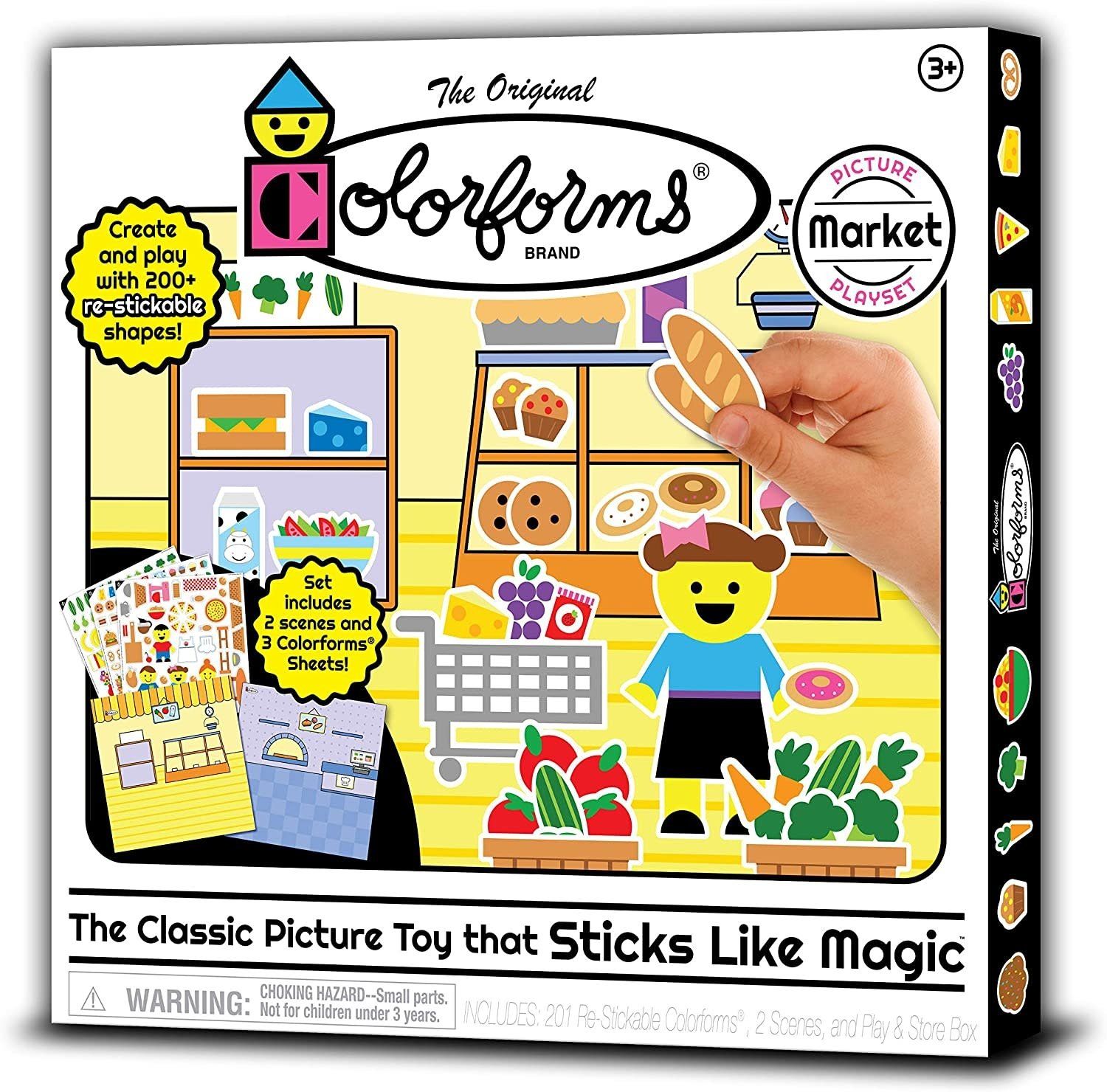 Colorforms Classic Picture Play Set- Market